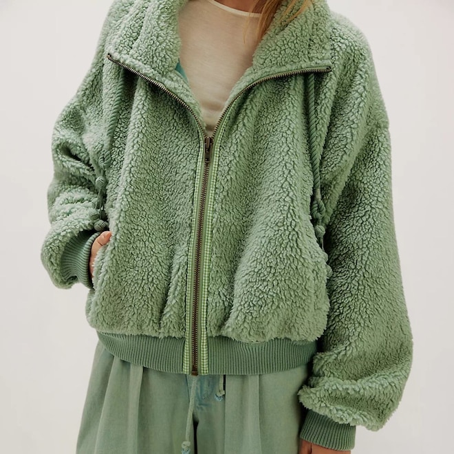 Found: Free People Alpine Sherpa Jacket for 0 off