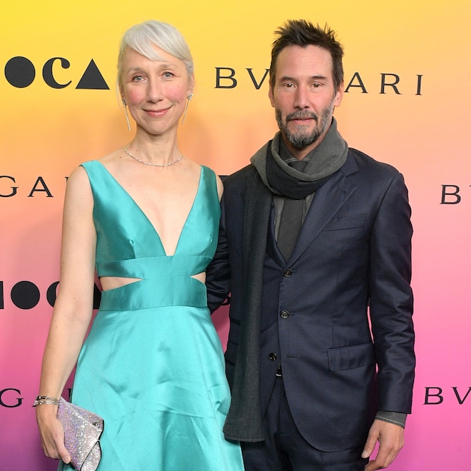 Keanu Reeves & Alexandra Grant Have Ice Skating Date Night in NYC