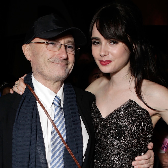 Lily Collins Shares Pics With Dad Phil Collins Amid His Health Journey