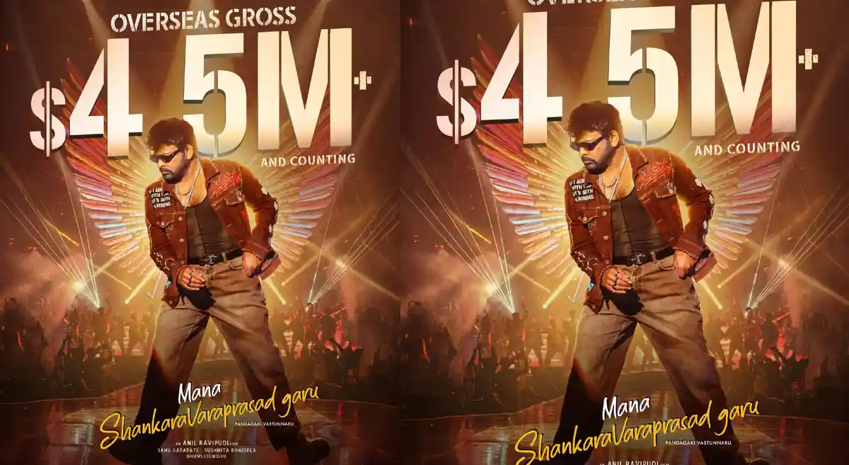 Chiranjeevi’s Mana Shankara Vara Prasad Garu Races Past .5 Million Overseas