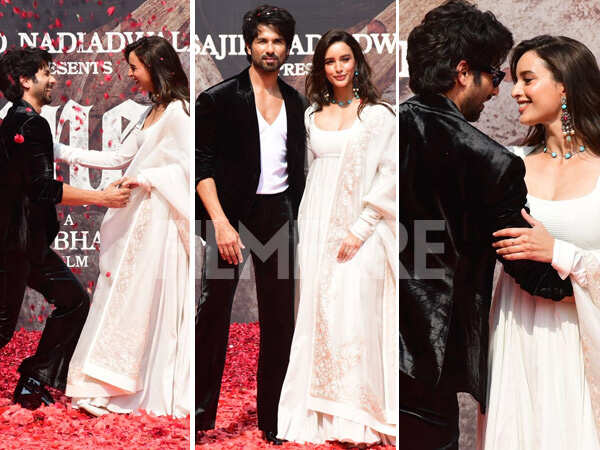 Photos: Shahid Kapoor and Triptii Dimri Turn Heads at O Romeoâs Trailer Launch