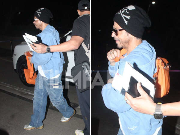 PHOTOS: Shah Rukh Khan Jets Off to Dubai Flaunting His Hermès Bag PHOTOS: Shah Rukh Khan Jets Off to Dubai Flaunting His Hermès Bag