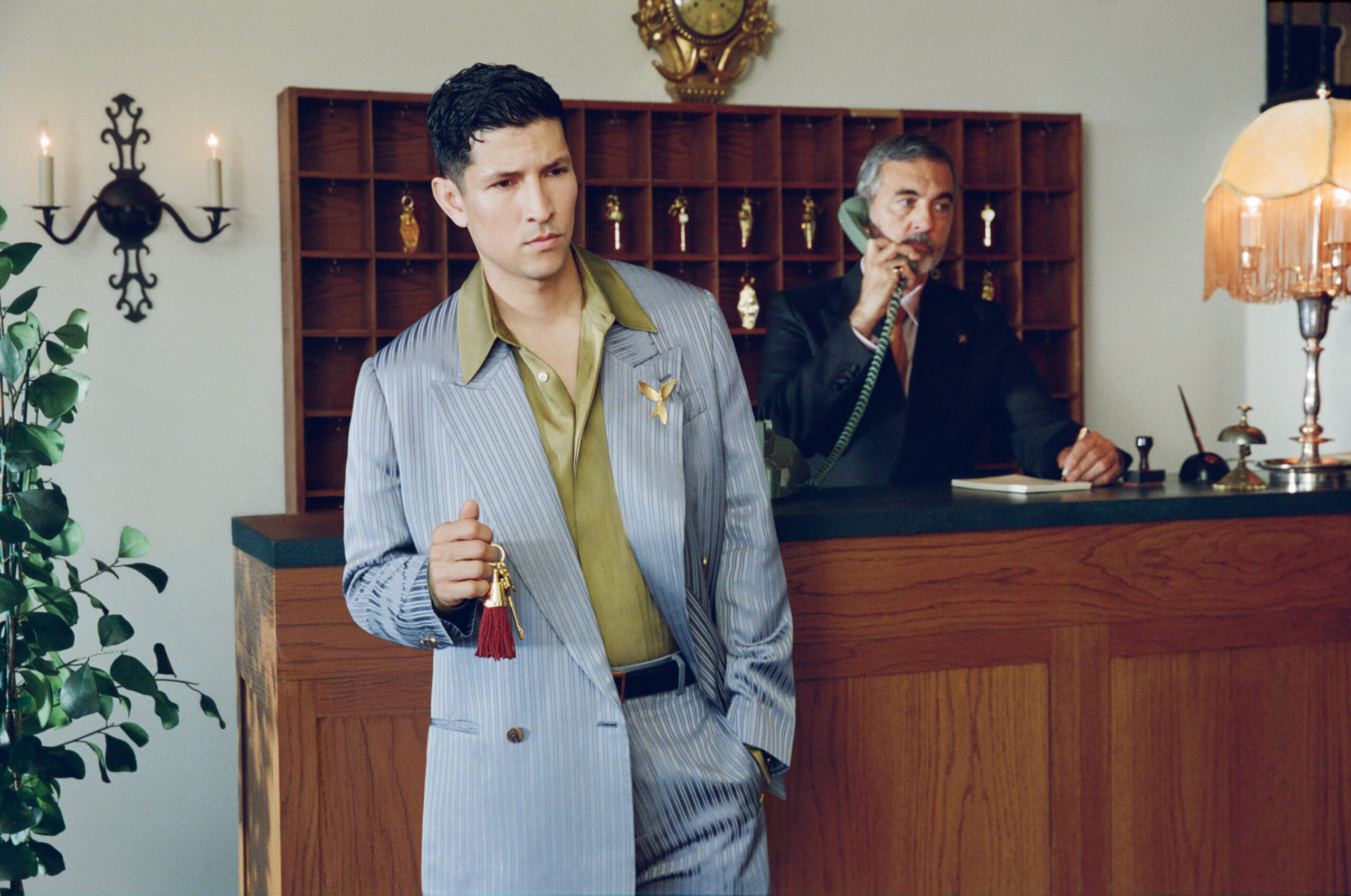 Danny Ramirez and Michael Imperioli Suit Up for Chateau Amiri, California Campaign