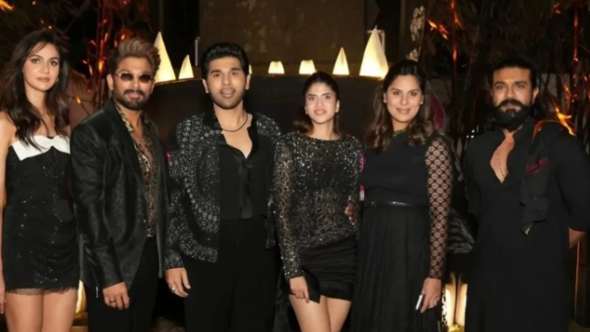 Allu Sirish’s Pre-Wedding Party Turns Into a Celebrity Reunion Allu Sirish’s Pre-Wedding Party Turns Into a Celebrity Reunion