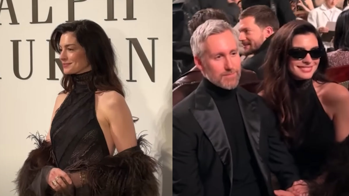 Anne Hathaway Turns Heads at Ralph Lauren’s Fall 2026 Show Ahead of The Devil Wears Prada 2 Release