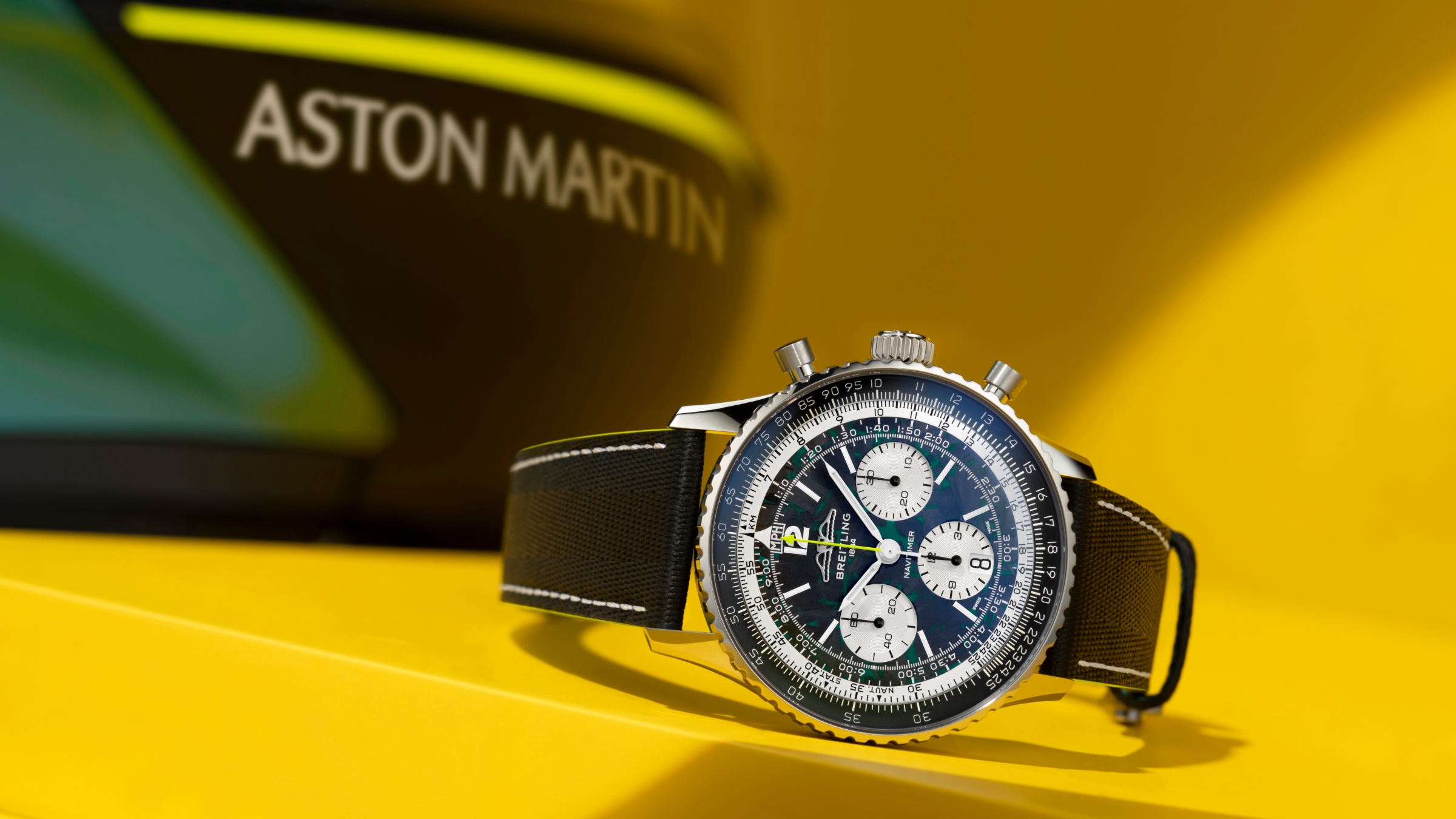 Breitling Speeds Into F1 As Official Watch Partner Of Aston Martin Aramco Formula One Team