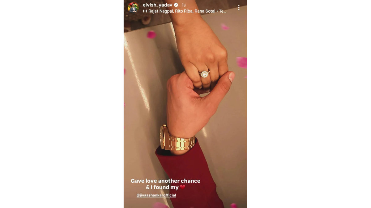 Elvish Yadav Drops Ring Picture, Tags Jiya Shankar—Engagement or Another Viral Twist?