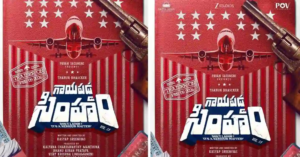 Tharun Bhascker’s next is titled Gaaya Padda Simham