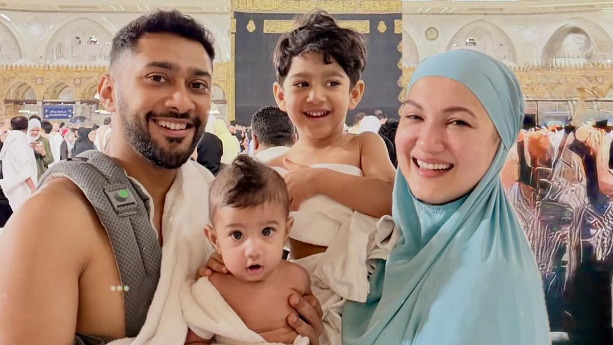 Gauahar Khan & Zaid Darbar Finally Reveal Their Younger Son’s Adorable Face from Mecca Trip! Gauahar Khan & Zaid Darbar Finally Reveal Their Younger Son’s Adorable Face from Mecca Trip!