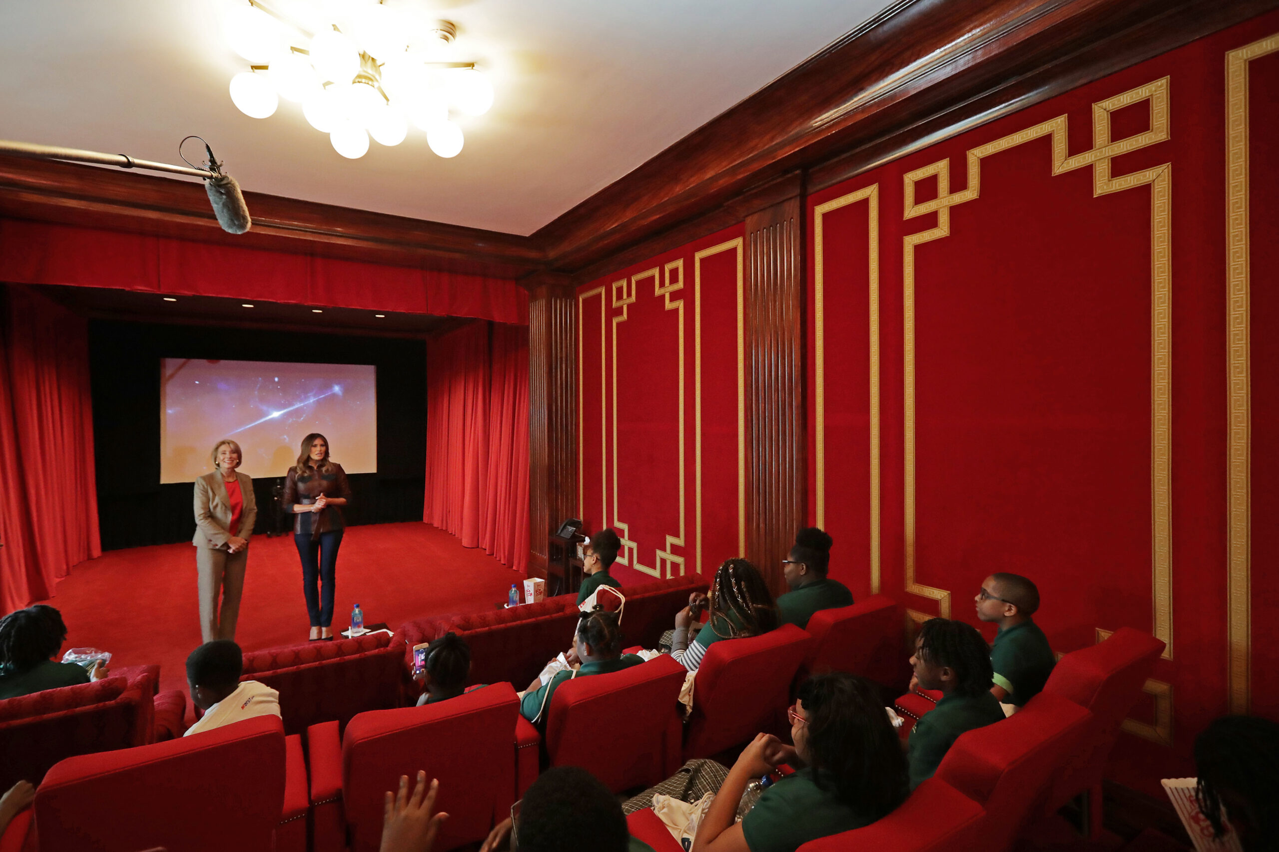 Plans For New White House East Wing Show Renovated 42-Seat Movie Theater