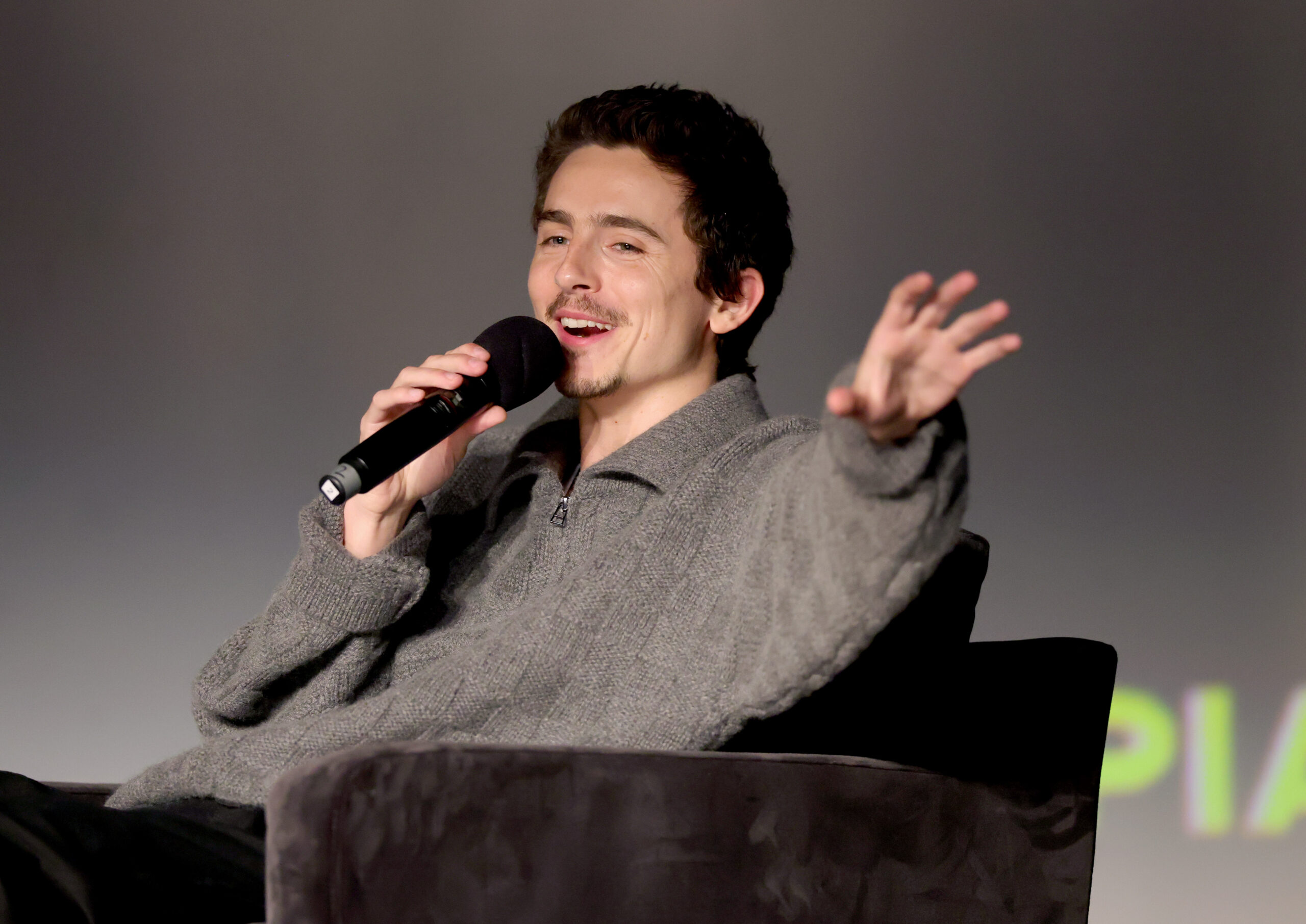 Timothée Chalamet Says Movies in Theaters Create “More of a Moment” and Explains His Press Tour: “This is the Aspirational, Hip-Hop Part of Me”