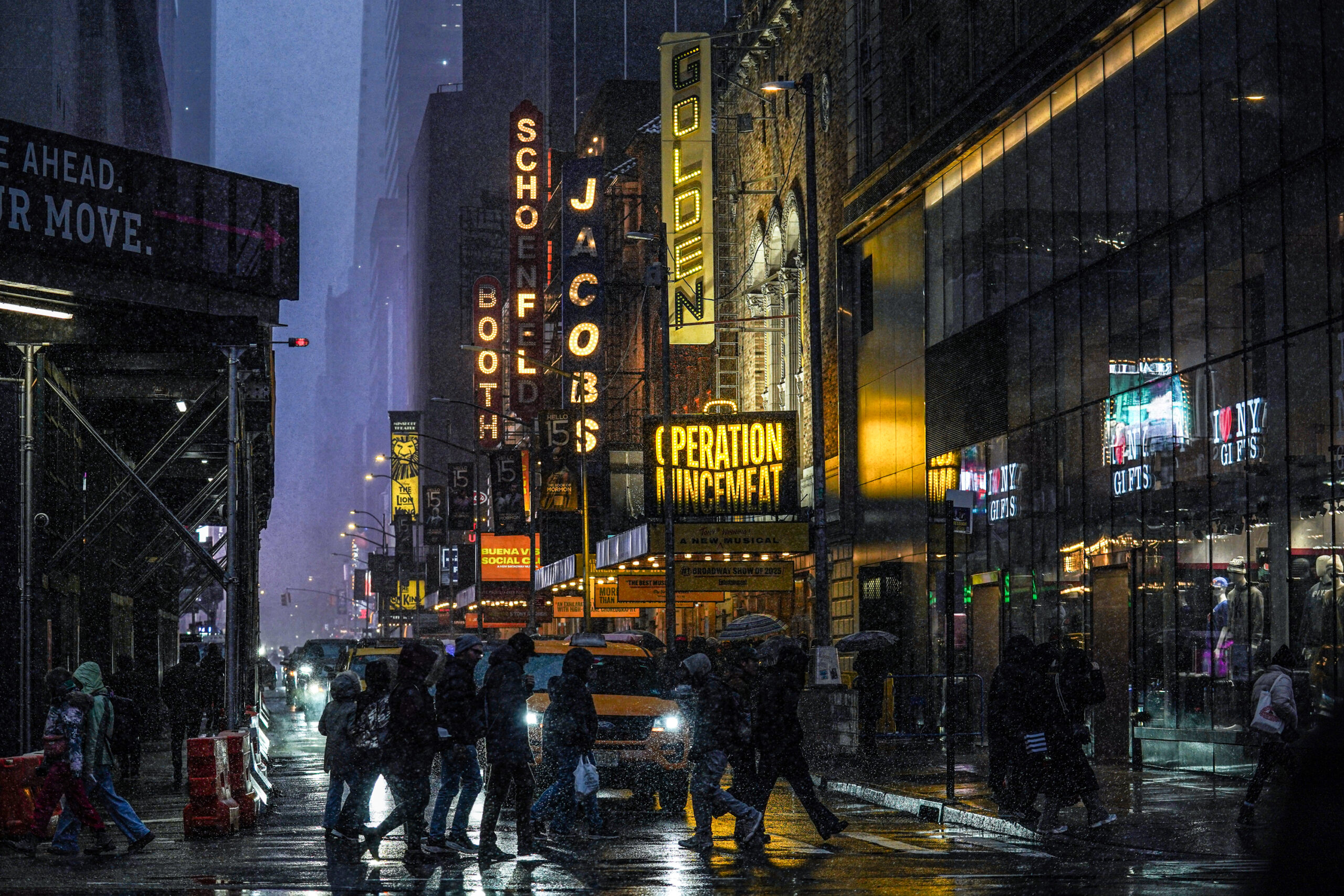 Broadway Box Office: Grosses Fall 6 Percent Due to Blizzard