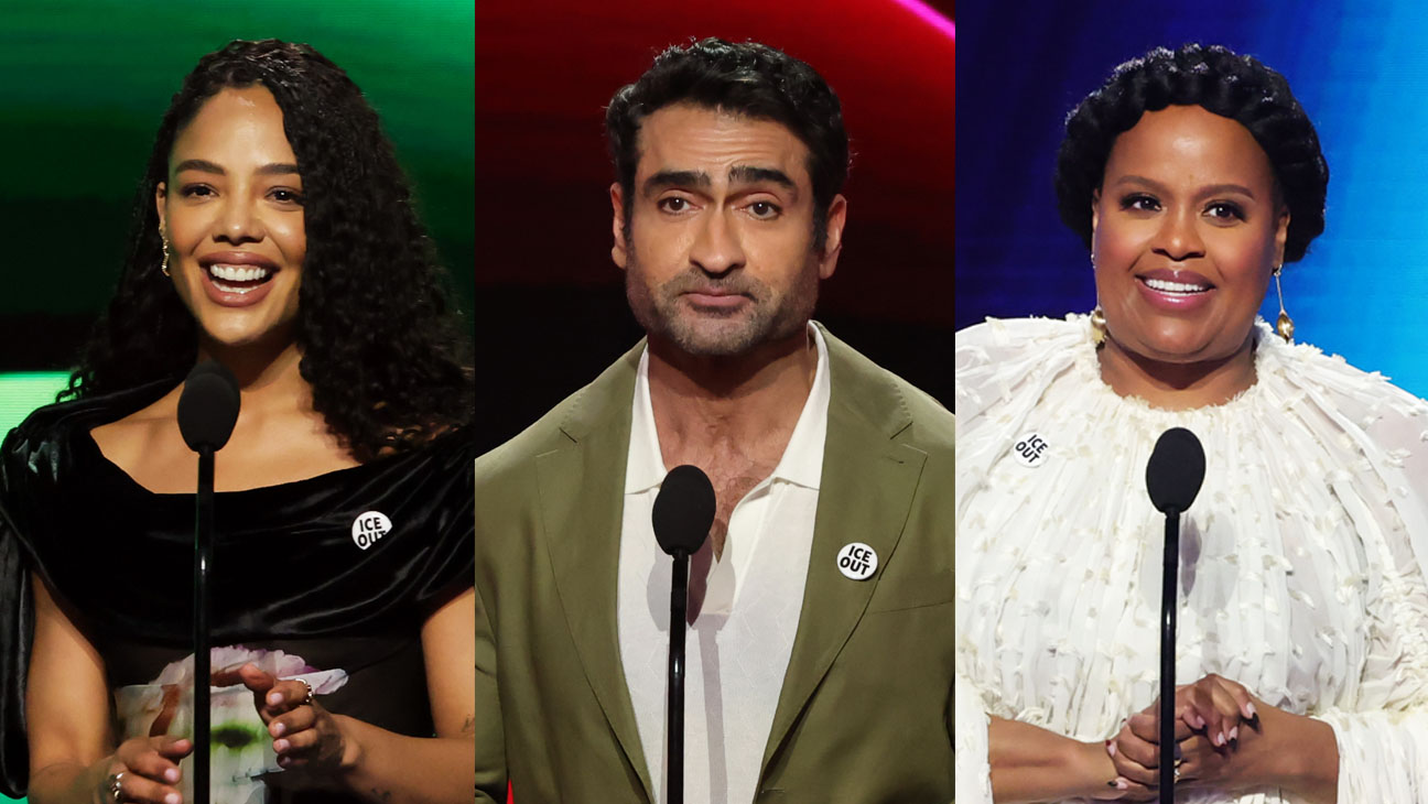 Natasha Rothwell, Tessa Thompson and Kumail Nanjiani Among Stars Protesting ICE at 2026 Spirit Awards