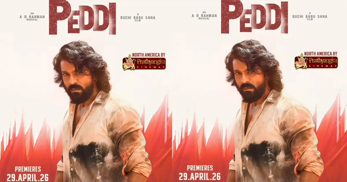 Peddi: Ram Charan looks fierce & commanding in the new poster; North America deal locked