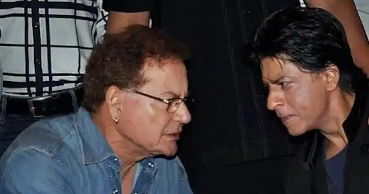 Shah Rukh Khan visits ailing Salim Khan at the hospital