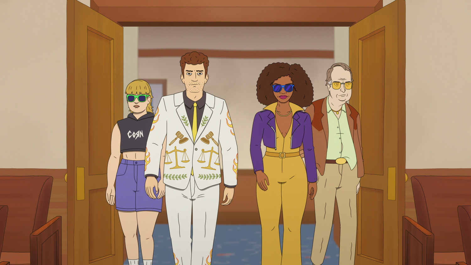 ‘Strip Law’ Review: Netflix’s Animated Legal Comedy Is Guilty of Prioritizing References Over Storytelling