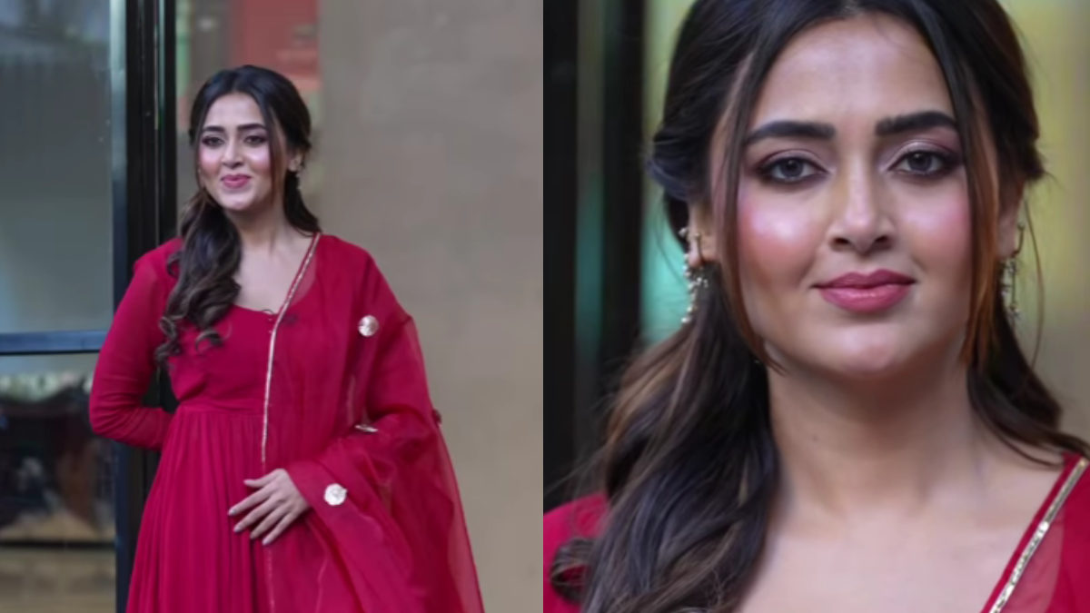 Tejasswi Prakash’s Red Anarkali is Giving Us Major Style Goals Tejasswi Prakash’s Red Anarkali is Giving Us Major Style Goals