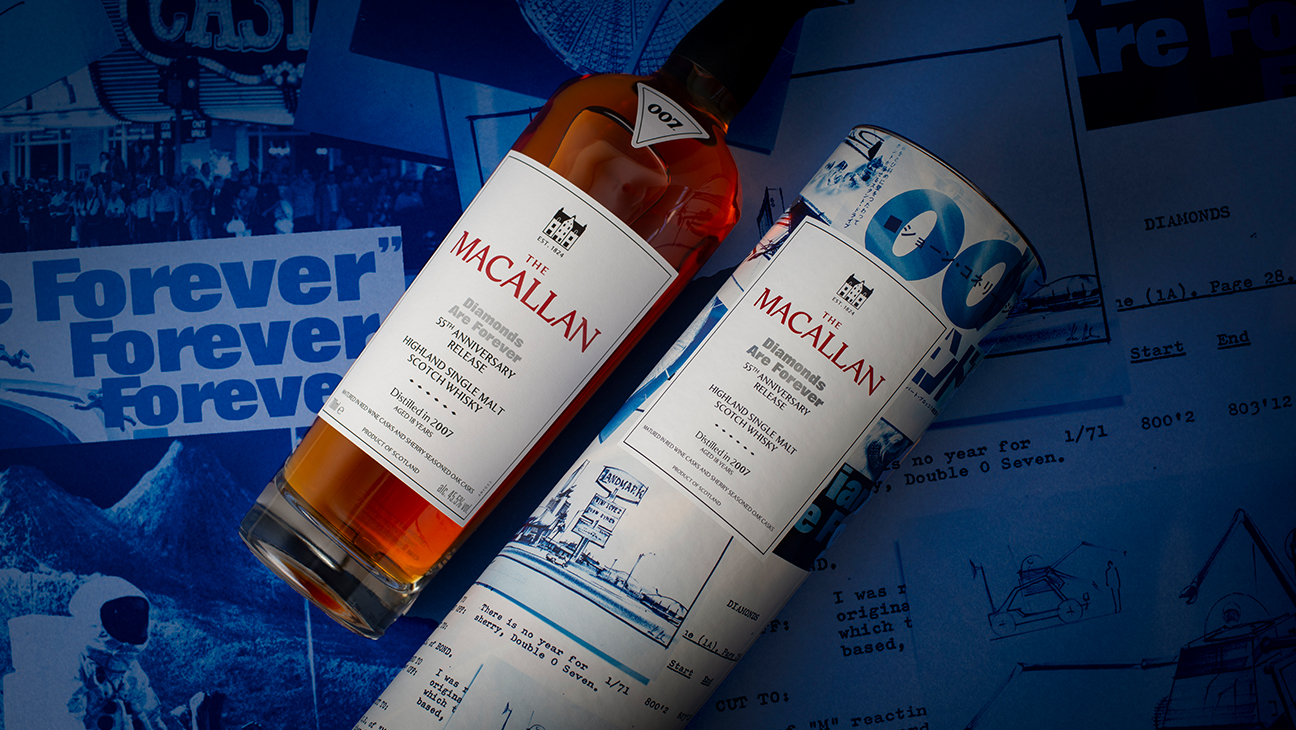 The Macallan Toasts James Bond’s Legacy With ‘Diamonds Are Forever’ Scotch Release