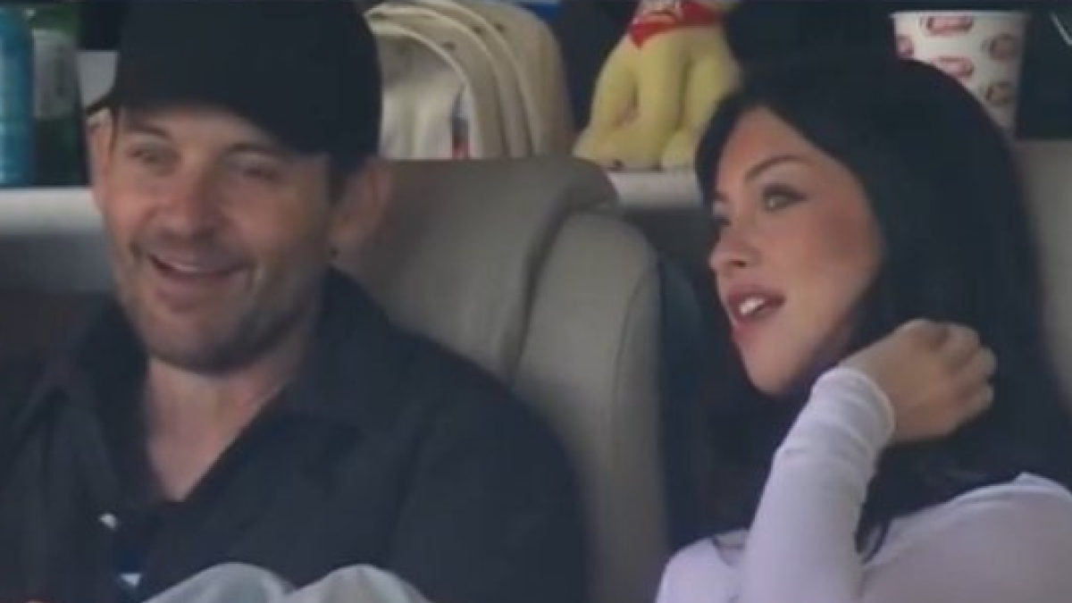 Tobey Maguire Sparks Online Debate After Super Bowl Appearance With 20-Year-Old Model