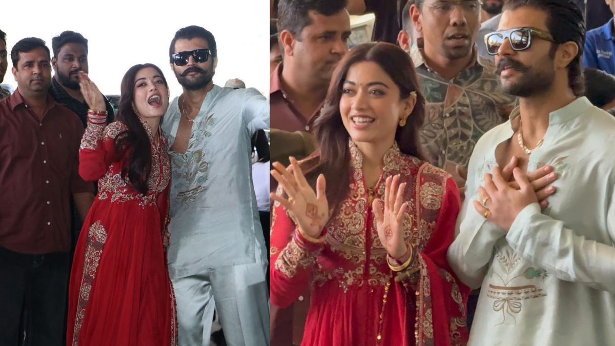 Vijay Deverakonda and Rashmika Mandanna Make First Public Appearance After Wedding Vijay Deverakonda and Rashmika Mandanna Make First Public Appearance After Wedding