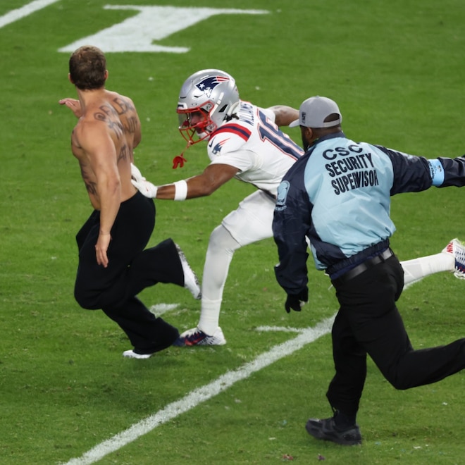 You Might’ve Missed the Streaker on the Field at Super Bowl 2026