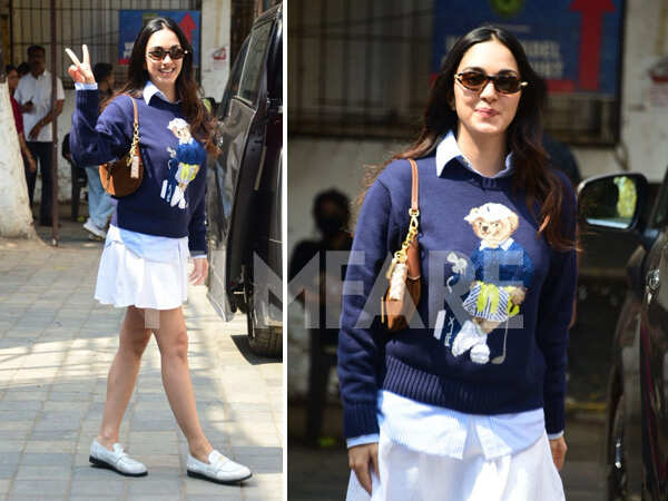 PHOTOS: Kiara Advani Looks Cool in White Mini Skirt in Latest Clicks