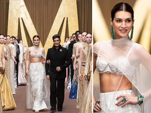 Kriti Sanons Pearl-heavy Look at Dubai Fashion Week Grabs The Spotlight