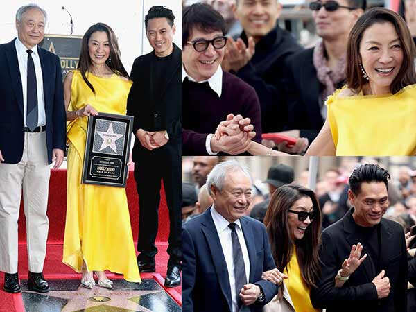 Michelle Yeoh Receives a Star on Hollywood Walk of Fame Fans Celebrate Her Career