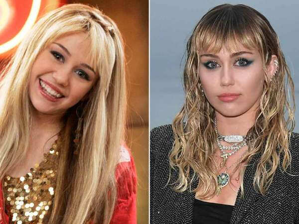 Miley Cyrus Spotted Filming Hannah Montana 20th Anniversary Special in Iconic Blonde Wig Miley Cyrus Spotted Filming Hannah Montana 20th Anniversary Special in Iconic Blonde Wig