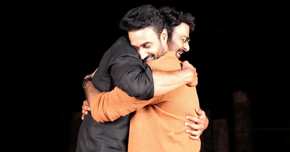 Pic Talk: Santosh Soban With Prabhas – A Proud Moment Sealed With a Hug