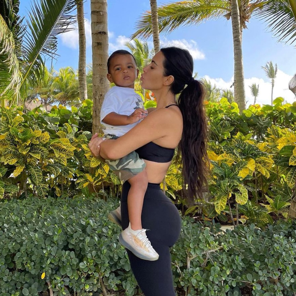 Kim Kardashian Shares Sweet New Photos With Her & Son Psalm West
