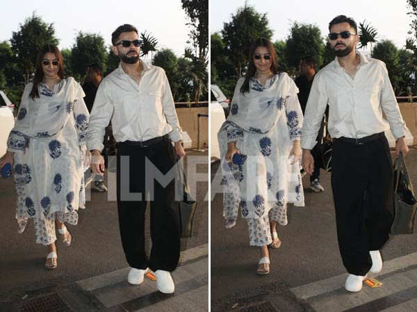 Photos: Anushka Sharma and Virat Kohli Smile at The Paparazzi As They Make Another Mumbai Appearance