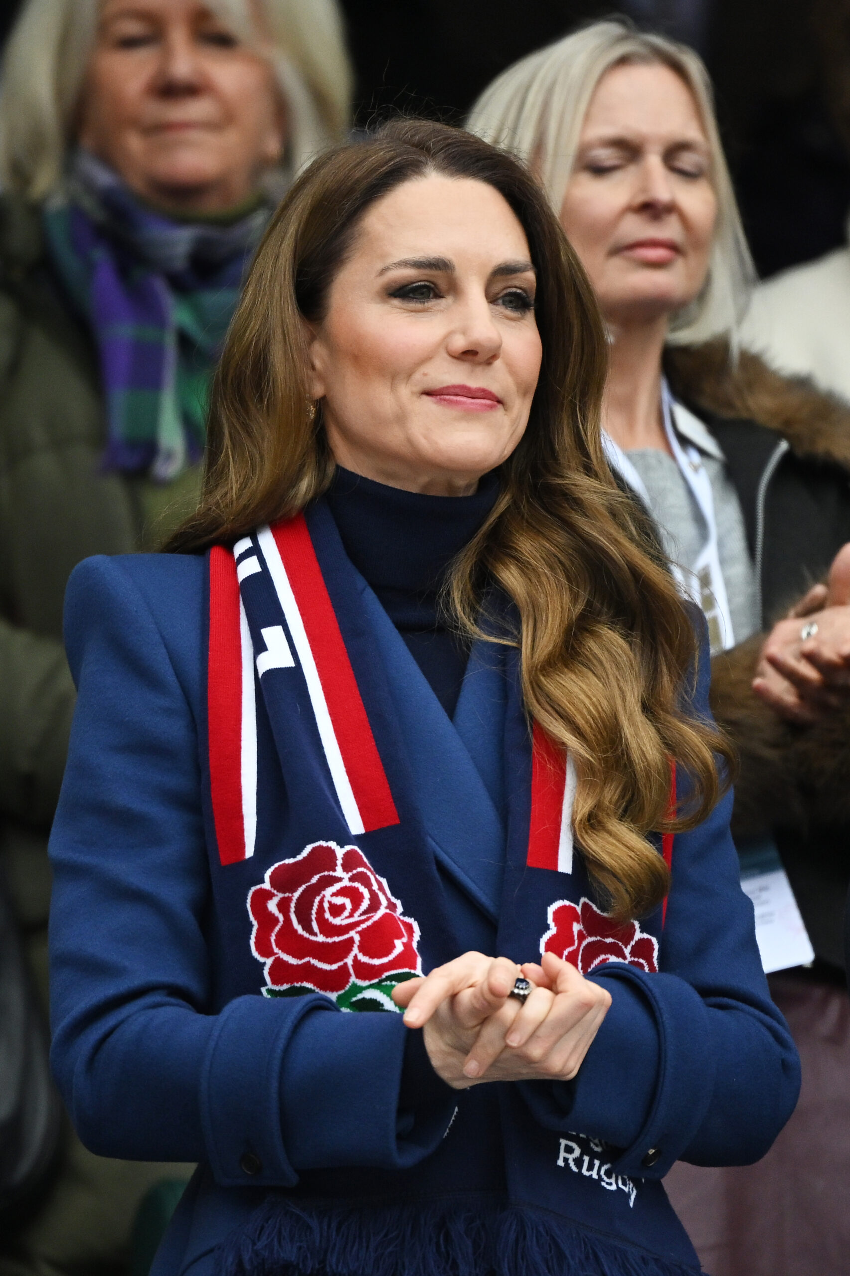 Kate Middleton seen for first time since ex-Prince Andrew’s arrest at Six Nations game