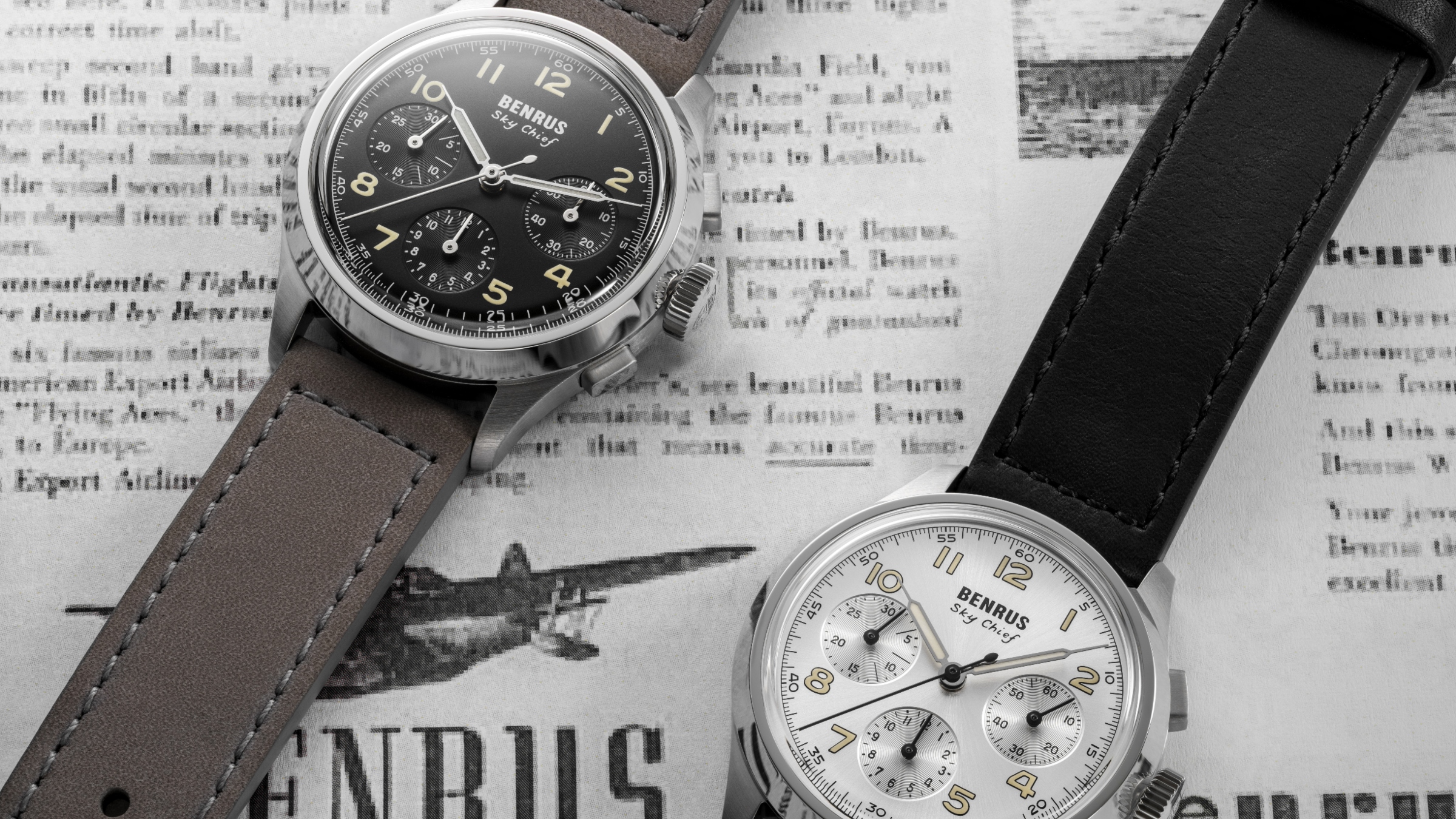 BENRUS Revamps Historic Sky Chief Watch In Two Sharp Colorways