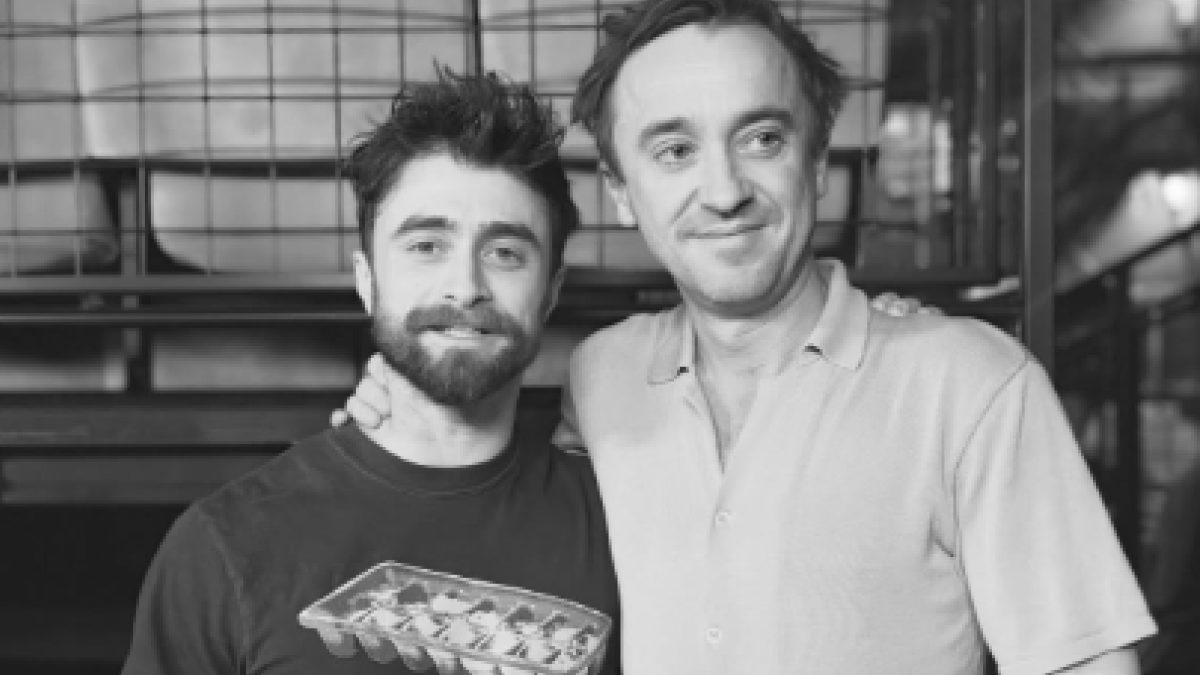 Daniel Radcliffe and Tom Felton Reunite in NYC as Felton Supports Radcliffe’s Broadway Show