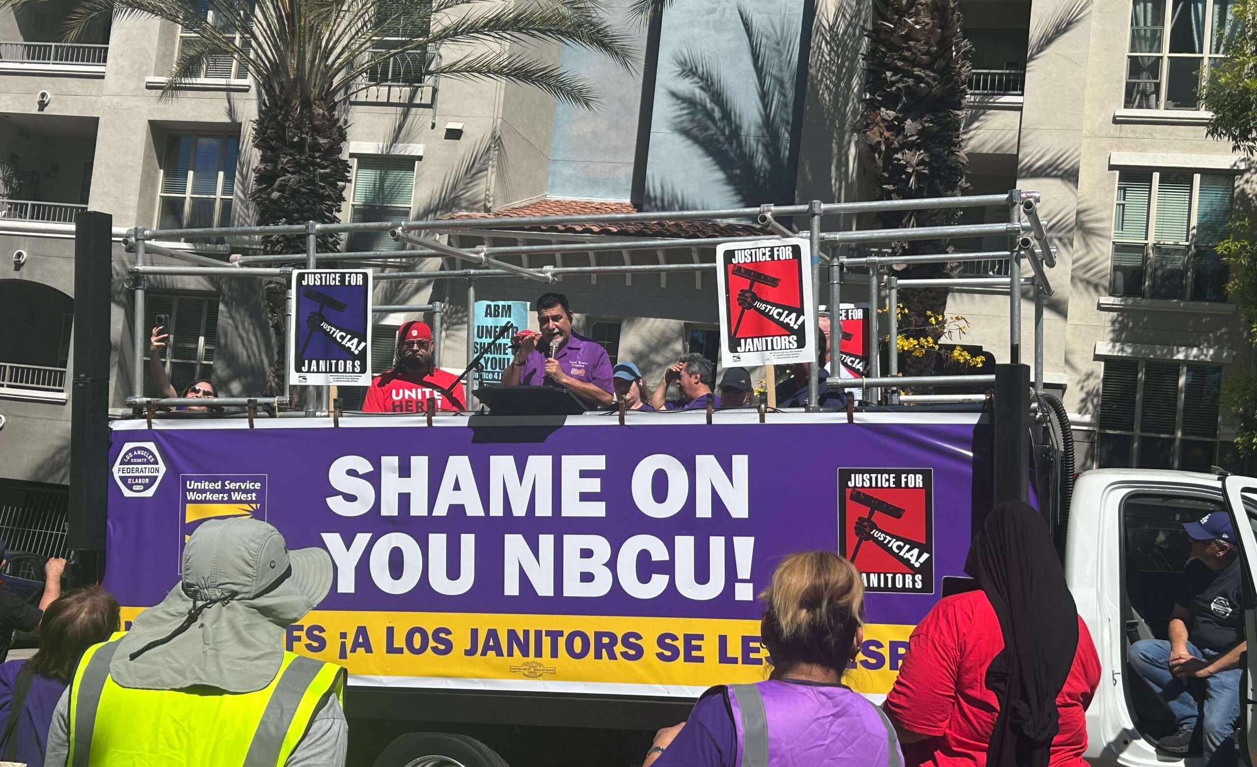 NBCUniversal and ABM Industries Rehire More Than 100 Union Janitors, Averting Major Protest