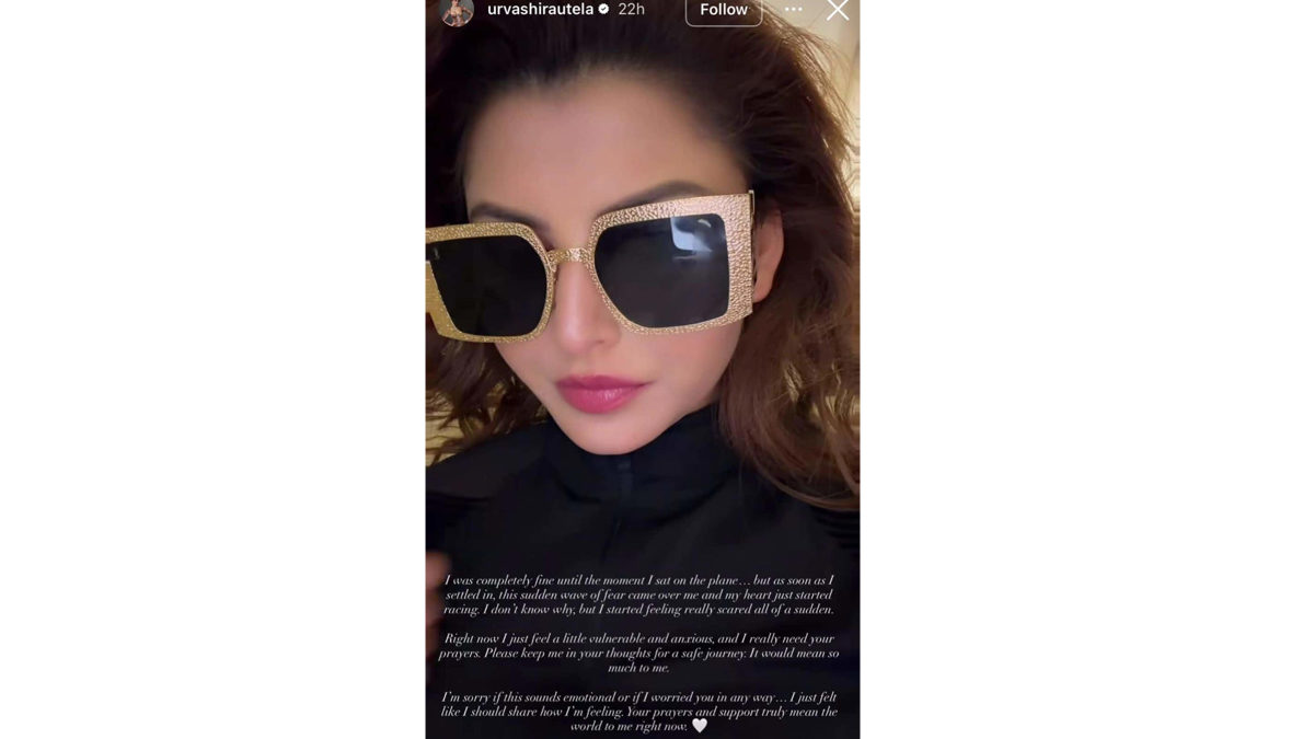 Urvashi Rautela’s Shocking Confession: ‘I Suddenly Felt Scared’ as She Leaves Kuwait!