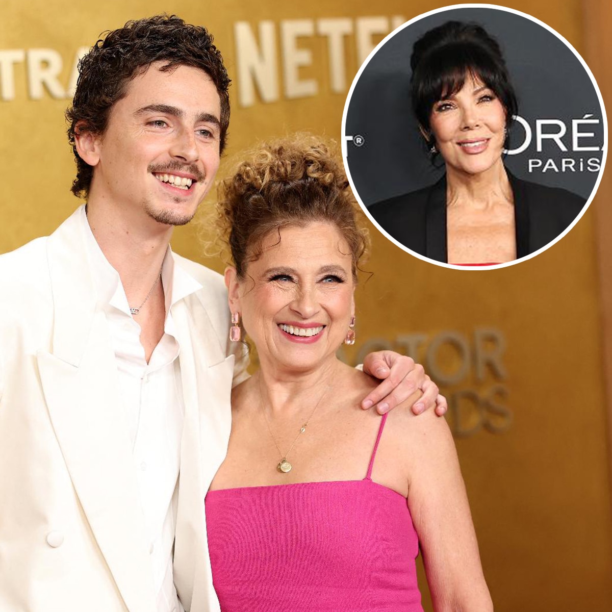 Kris Jenner Sends Love to Timothée Chalamet’s Mom After Actor Awards