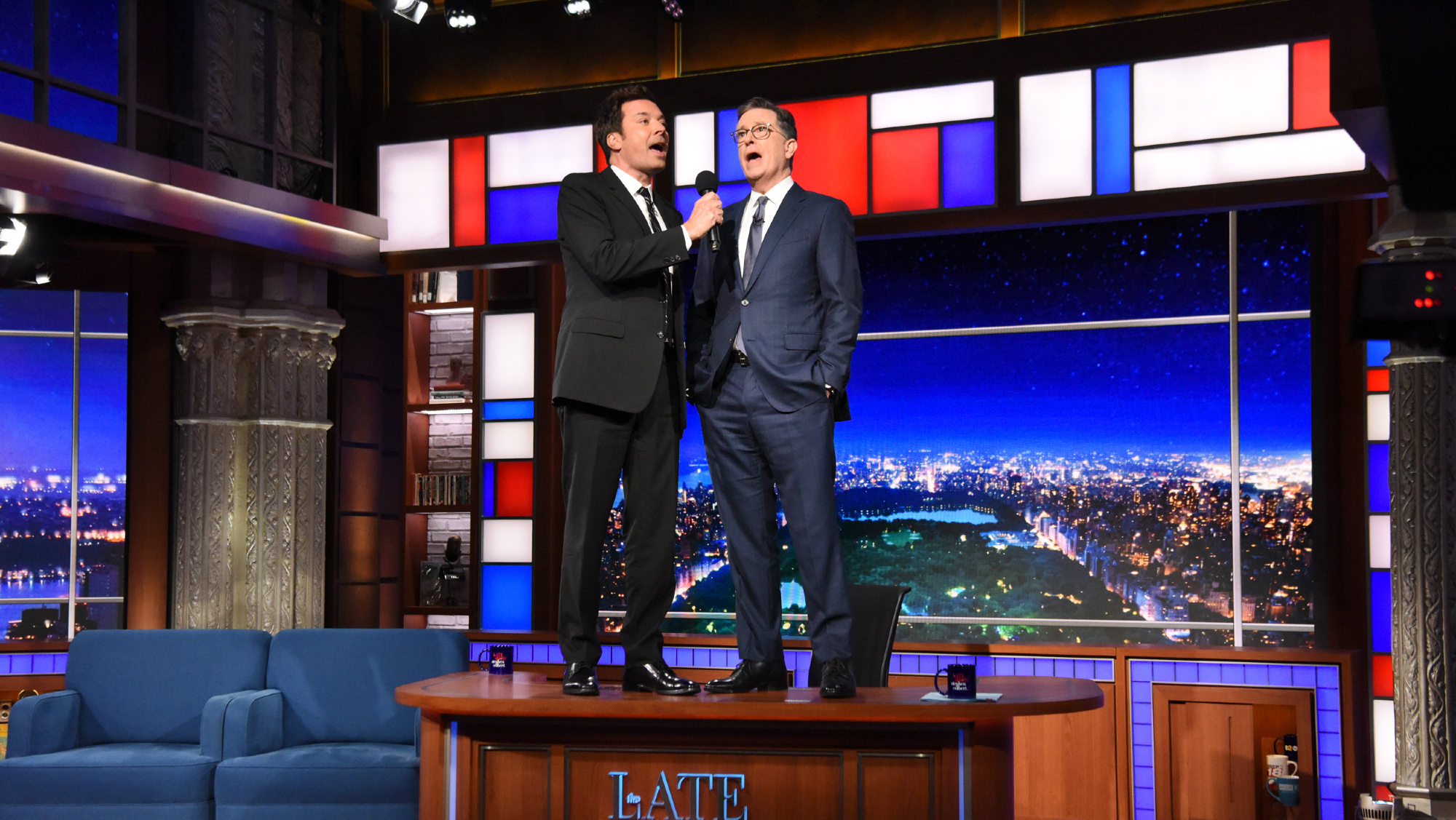 Jimmy Fallon Serenades Stephen Colbert With Surprisingly Good ‘My Way’ Parody