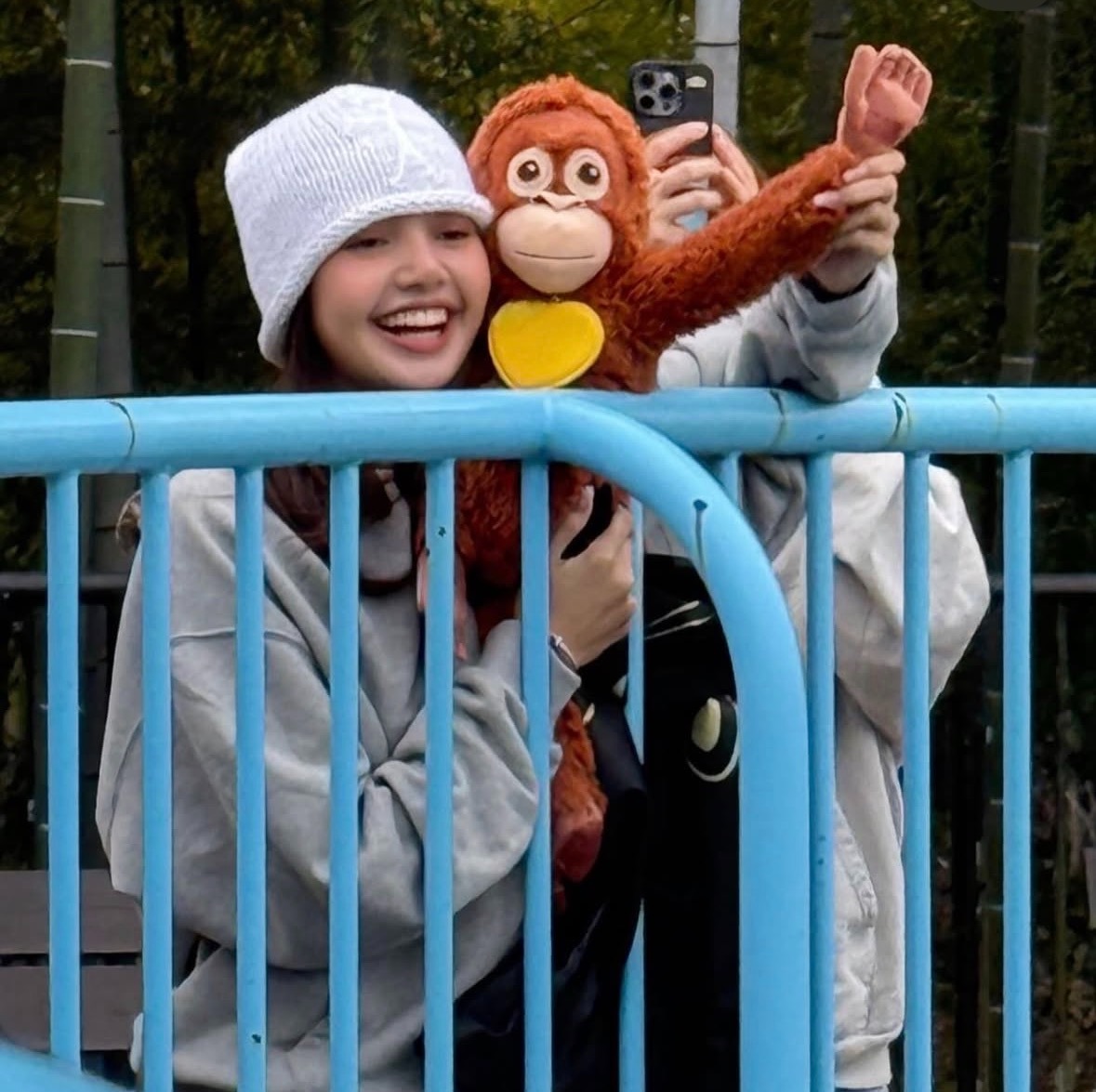 Lisa Visits Viral Monkey “Punch” in Japan, Shares Adorable Moment on Instagram