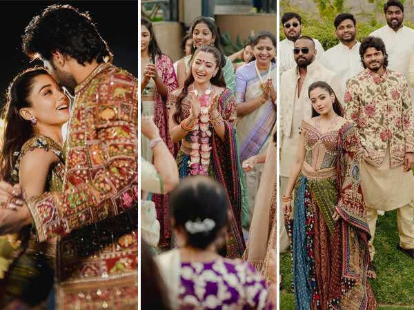 Vijay Deverakonda and Rashmika Mandanna Share Photos From Pradhanam and Mehendi Ceremonies